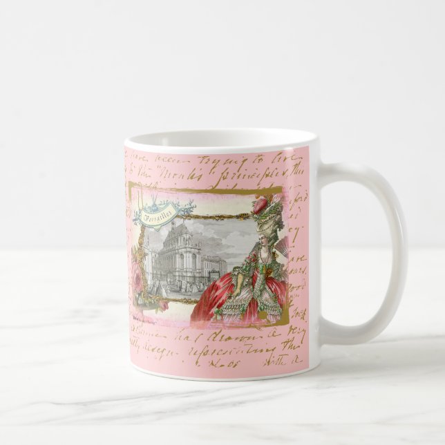 Marie Antoinette på den Versailles muggen Kaffemugg (Höger)