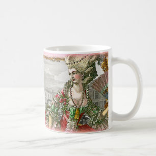 Marie Antoinette på den Versailles slottmuggen Kaffemugg