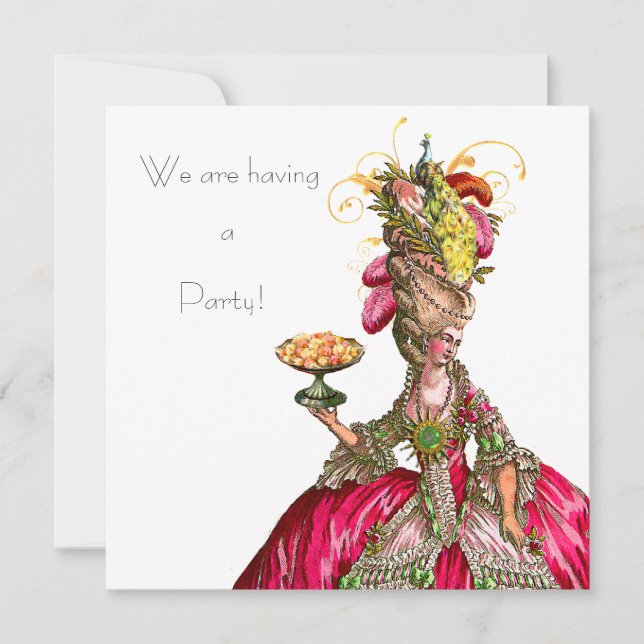 Marie Antoinette-påk och tårta (Framsida)