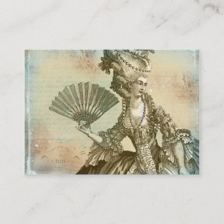 Marie Antoinette Parchmentvisitkortar Visitkort