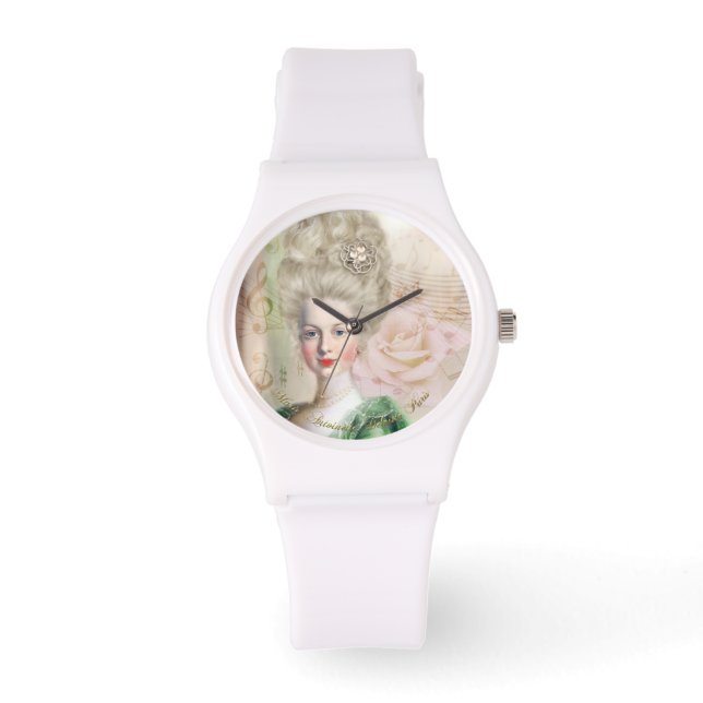 Marie Antoinette  Portrait Watch Tea Rose Armbandsur (Framsida)