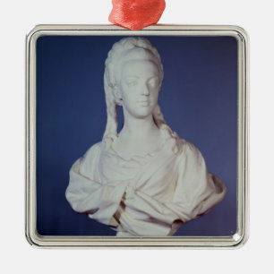 Marie-Antoinette porträttbyst Julgransprydnad Metall
