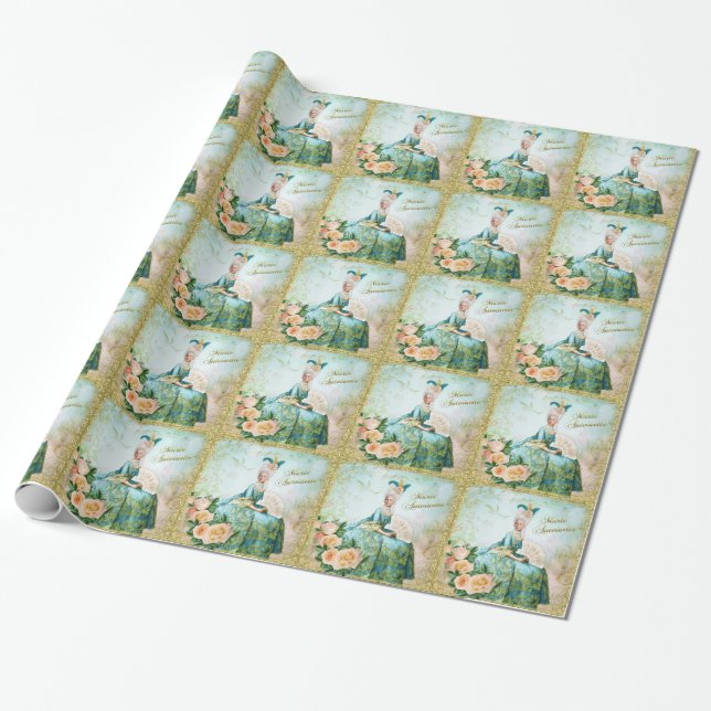Marie Antoinette Presentpapper Emerald Garden (Utrullad)