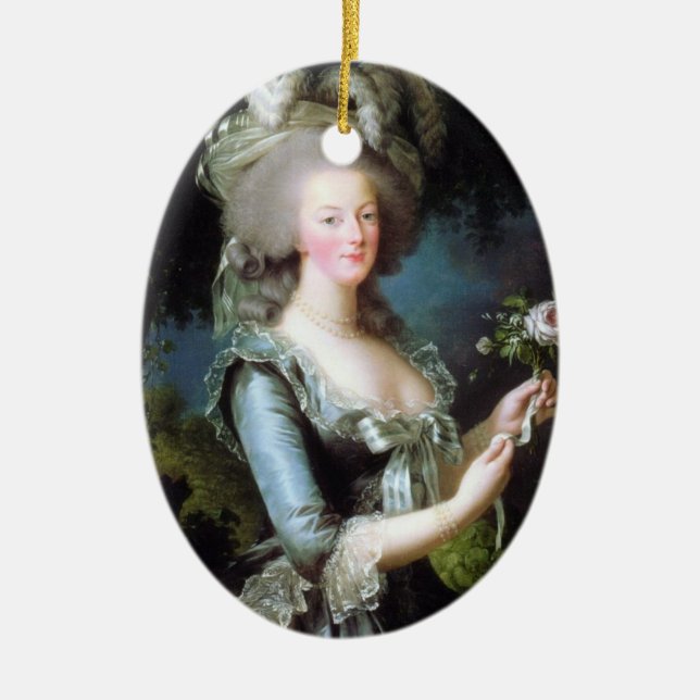 Marie Antoinette prydnad Julgransprydnad Keramik (Framsidan)