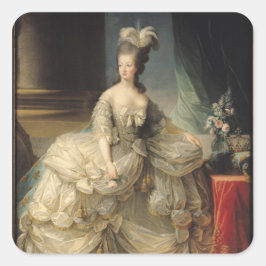 Marie Antoinette Queen of Frankrike, 1779 Fyrkantigt Klistermärke