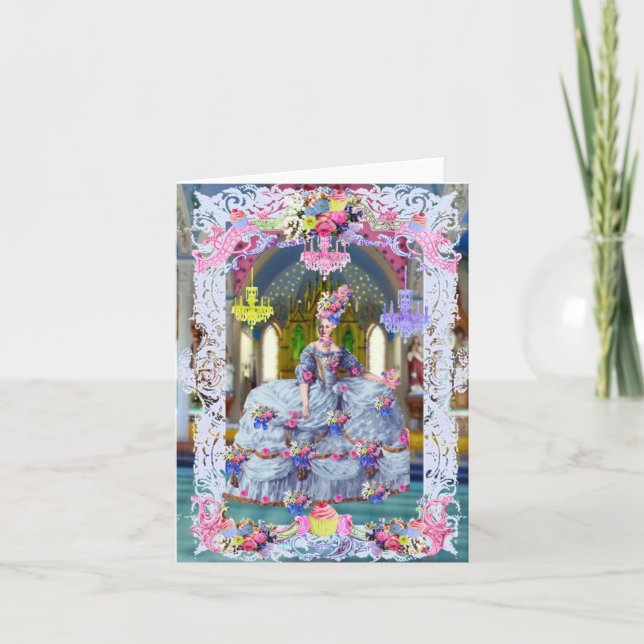 Marie Antoinette Queen of Frankrike Let us Eat Cak Meddelande (Framsida)