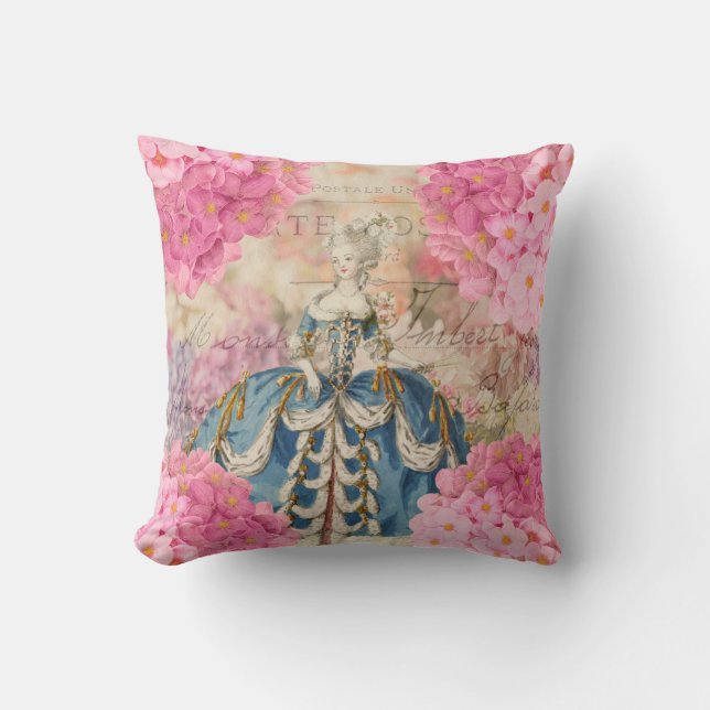 Marie Antoinette Redoute Flowers Dekorativ kudde (Framsida)