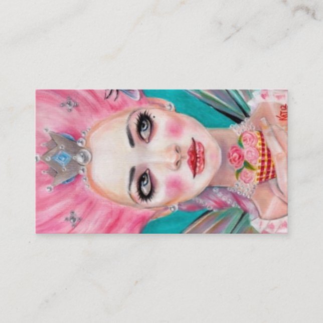 Marie Antoinette-referenskort, låt dem äta tårta Rabattkort (Framsida)