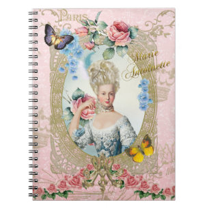 Marie Antoinette ro av den Versailles Anteckningsbok Med Spiral