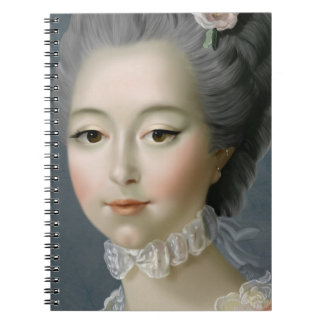 Marie Antoinette – Romantic Rococo Portrait Anteckningsbok