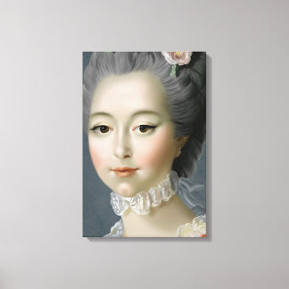 Marie Antoinette – Romantic Rococo Portrait Canvastryck