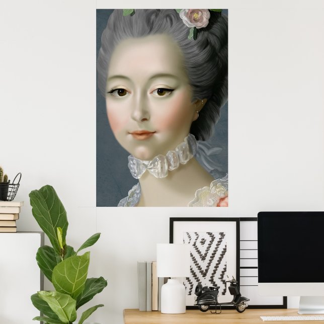 Marie Antoinette – Romantic Rococo Portrait  Poster (Hemmakontoret)