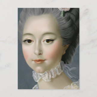 Marie Antoinette – Romantic Rococo Portrait Vykort