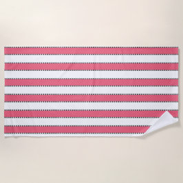 Marie Antoinette Rosa Rand Beach Towel