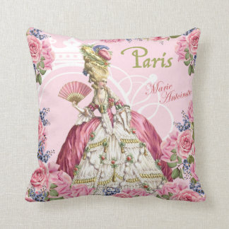 Marie Antoinette Rosa Rosor Ramkudde Kudde