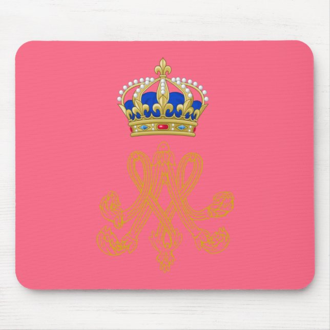 Marie Antoinette Royal Monogram Musmatta (Framsidan)