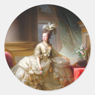 Marie Antoinette Runt Klistermärke