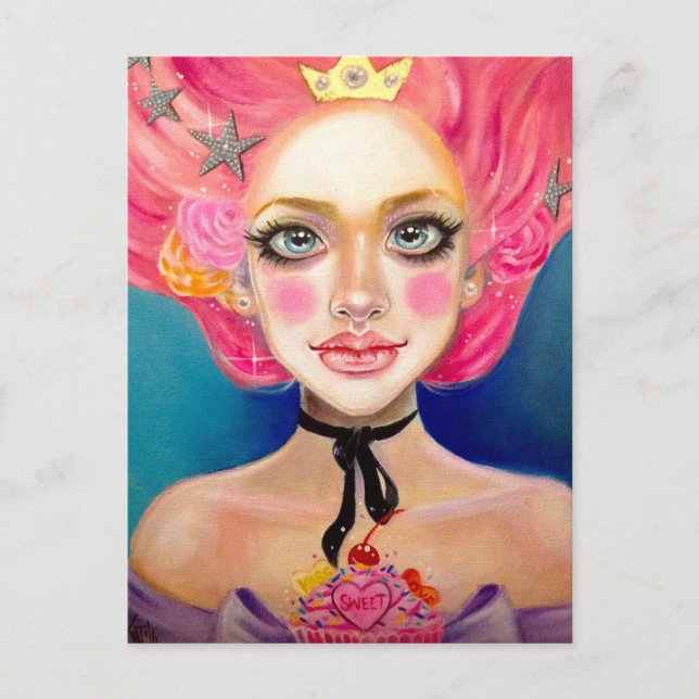 Marie Antoinette Sweota Vykort (Framsida)