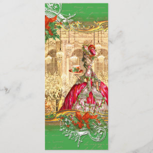 Marie Antoinette Tea Party-inbjudan jul Inbjudningar