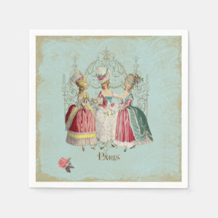 Marie Antoinette Tre Dam i väntan Pappersservett