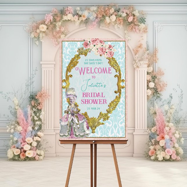 Marie Antoinette Välkomstskylt Affischbräda Poster (Skapare uppladdad)