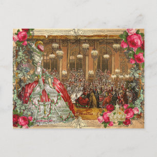 Marie Antoinette Versailles Balett vykort