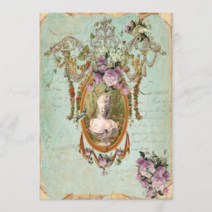Marie Antoinette Versailles forntida trädgårdar 5 Inbjudningar