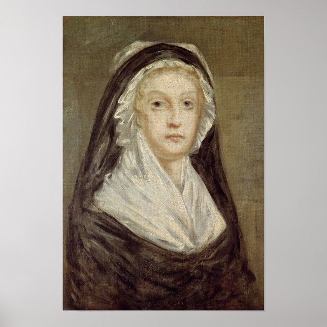 Marie Antoinette vid Conciergerie Poster (Framsidan)