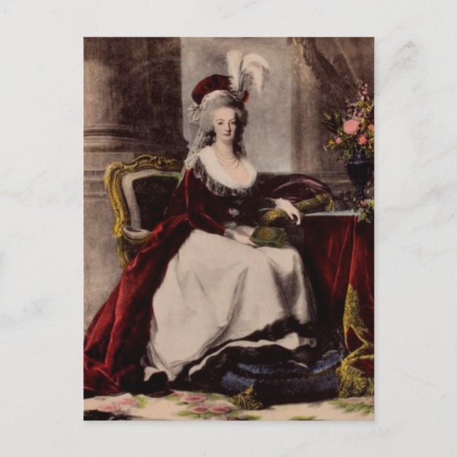 Marie Antoinette  ~ Vykort / Inbjudningar (Framsida)