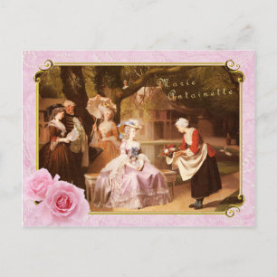 Marie Antoinette-vykortsmottagning Vykort