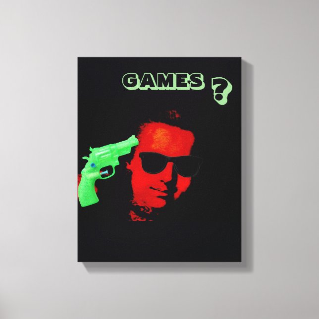 Marie Antoinette with sunglasses Marie-Antoinette Canvastryck (Framsida)