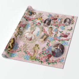 Marie Antoinette Wrapping Pappra Ro i Versailles Presentpapper