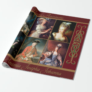 Marie Antoinette Wrapping Papprare Presentpapper