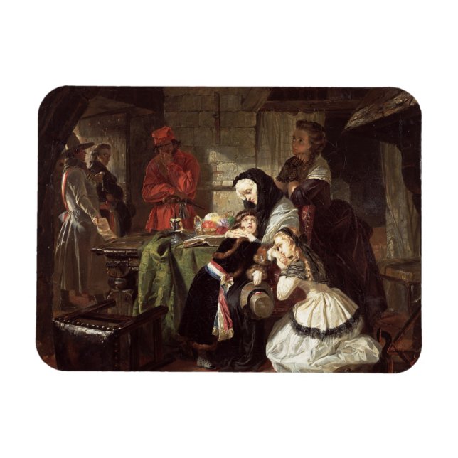Marie-Antoinette's (1753-93) Final Adieu to the Da Magnet (Horisontell)