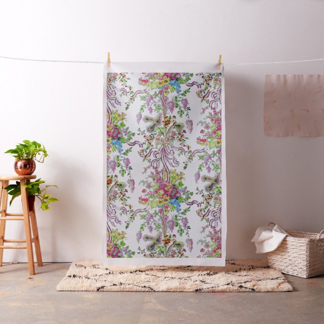 Marie Antoinettes Boudoir Fabric Tyg (In Situ)