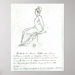 Marie-Antoinettes långt till henne utförande Poster