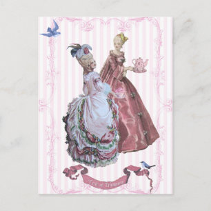 Marie AntoinetteTe på Trianon Vykort