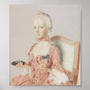 Marie Antonia von Österreich-Jean-Étienne Liotard Poster