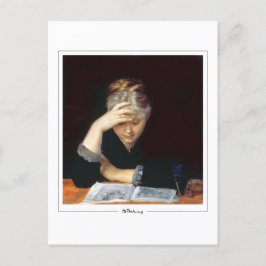 Marie Bashkirtseff #22 - vykort för konst