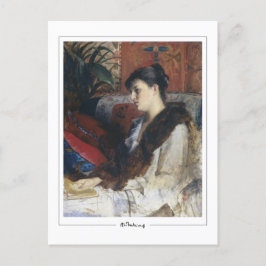 Marie Bashkirtseff #4 - vykort för konst