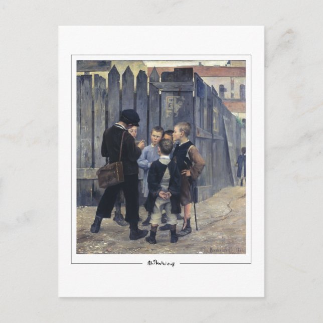 Marie Bashkirtseff #5 - Finkonstkort Vykort (Framsida)