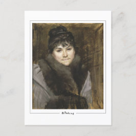 Marie Bashkirtseff #8 - vykort för konst