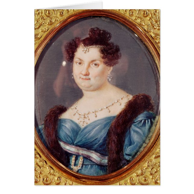 Marie-Christine de Bourbon Hälsningskort (Framsidan)