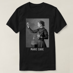 marie curie är en fysiksvart elegant tshirt t shirt