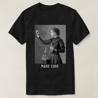 marie curie är en fysiksvart elegant tshirt t shirt