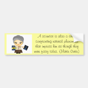 Marie Curie Bildekal