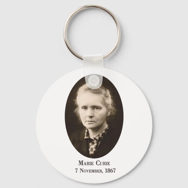 Marie-Curie Keychain Nyckelring (Framsida)
