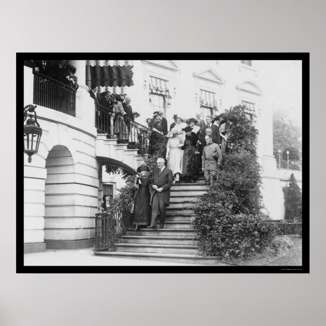 Marie Curie och president Harding 1922 Poster (Framsidan)