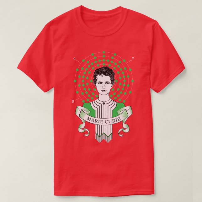 Marie Curie T Shirt (Design framsida)