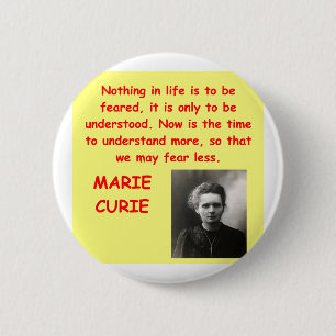 Marie Curiecitationstecken Knapp